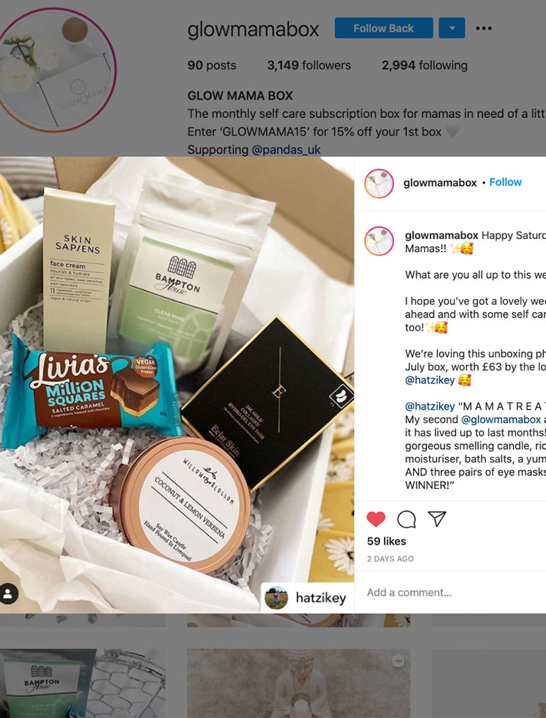 GLOW MAMA BOX JULY 2020