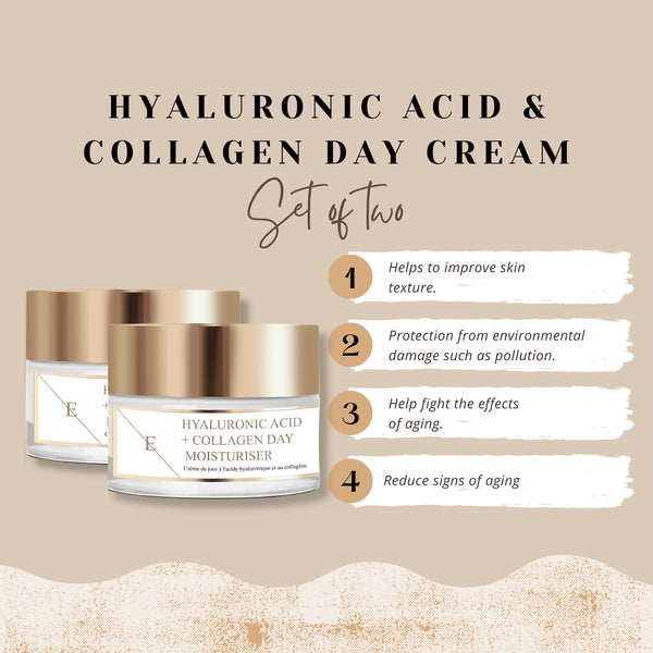 2x Hyaluronic acid & Collagen Day Cream 50ml