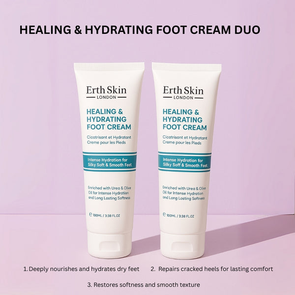 HEALING & HYDRATING FOOT CREAM 100ml x 2