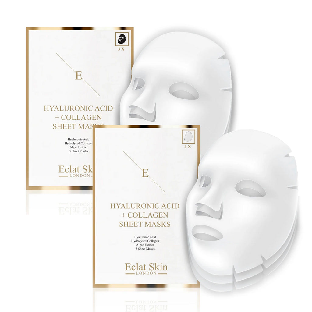 Hyaluronic Acid & Collagen Mask - 3 sheets x 2