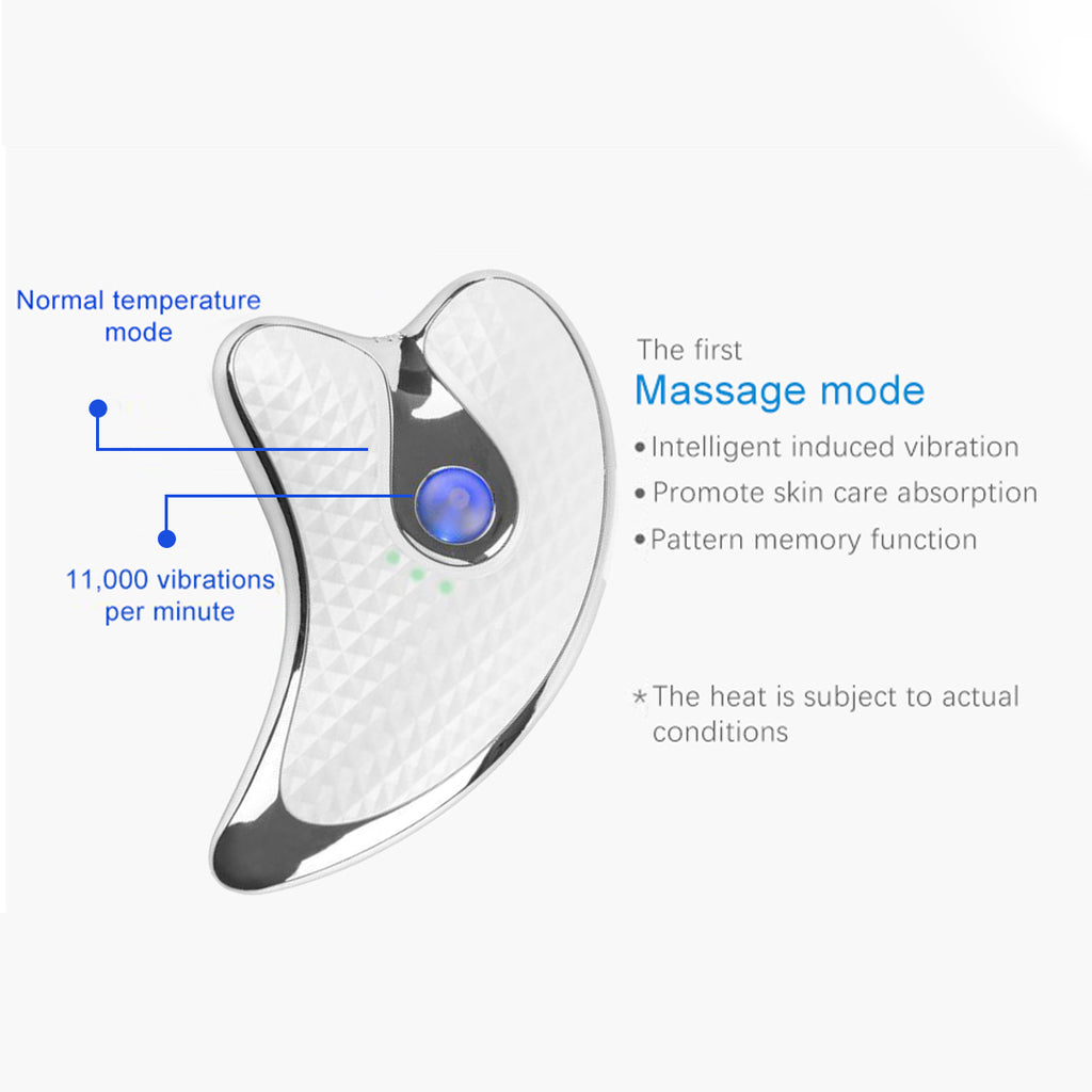 Sonic Vibration Gua Sha Micro-current Massager ErthSkin London Sonic Vibration Gua Sha Micro-current Massager ErthSkin London