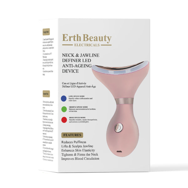 Neck & Jawline Definer LED anti-ageing system (Rose Gold)