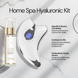 Home spa Hyaluronic Kit ( SONIC GuaSHA + HA Serum)