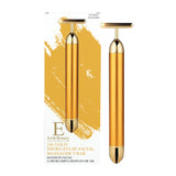 24k Gold Micro-Pulse Facial Massager T-Bar