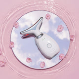 AGE -DEFYING FACE AND NECK MASSAGER - white