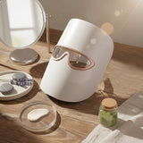 LED LIGHT THERAPY MASK 3-  Colour Modes  - white