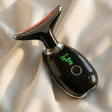 AGE -DEFYING FACE AND NECK MASSAGER -  Black