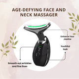 AGE -DEFYING FACE AND NECK MASSAGER -  Black