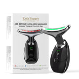 AGE -DEFYING FACE AND NECK MASSAGER -  Black