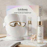 HYDRA GLOW LED THERAPY SET ( LED LIGHT THERAPY MASK white with HA Serum )