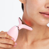 AGE -DEFYING FACE AND NECK MASSAGER PINK