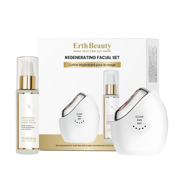 REGENERATING FACIAL SET (ADVANCED LED YOUTH GLOW EMS SCULPTOR + HA SERUM 60ML)