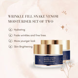 2x Wrinkle Fill Snake Venom Moisturiser 50ml