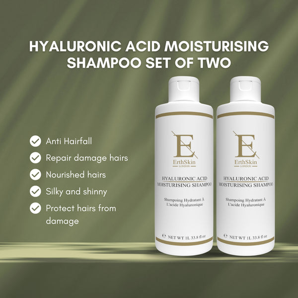 2x Hyaluronic Acid Moisturising Shampoo 1L