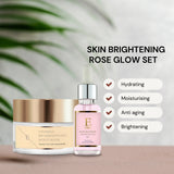 "Rose Blossom Glow Facial Oil 30ml + Vitamin C Bio Brightening Moisturiser 50ml "