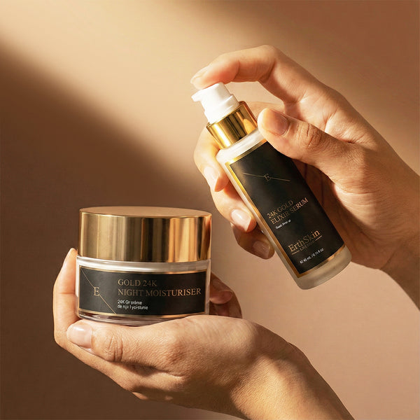 Anti-Wrinkle Elixir Serum 24k Gold + Anti-Wrinkle Night Moisturiser 24k Gold