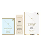 Skin Repair Snail Mucin Serum 60ml + Hyaluronic Acid + Collagen Hydrogel Eye Pads 5 X 2 +  Hyaluronic Acid & Collagen Mask (3 Sheets)