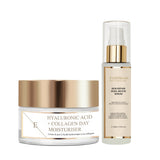 Skin Repair Snail Mucin Serum 60ml + Hyaluronic Acid & Collagen Day Cream 50ml