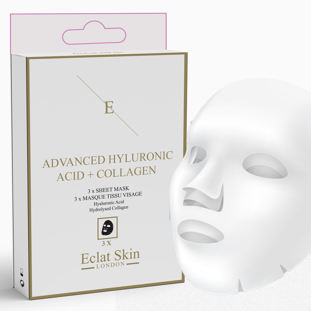 Hyaluronic Acid & Collagen Sheet Masks